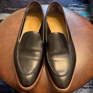 Everlane "The Modern Loafer" Size 8.5 Black Italian Leather - Worn Twice